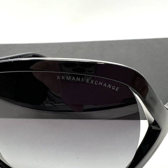 ARMANI EXCHANGE AX140/S D28 JJ 63-15-120 WOMENS SUNGLASSES BLACK OVERSIZED main image 12
